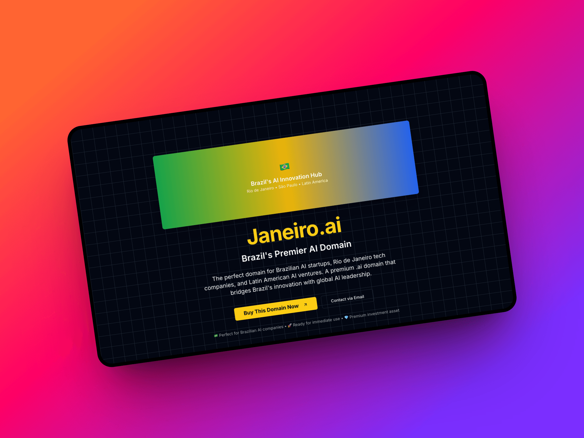 Janeiro AI technology platform